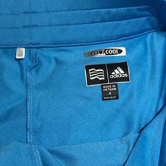 Adidas Clima Cool turquoise blue skort size 4 - Picture 4 of 9